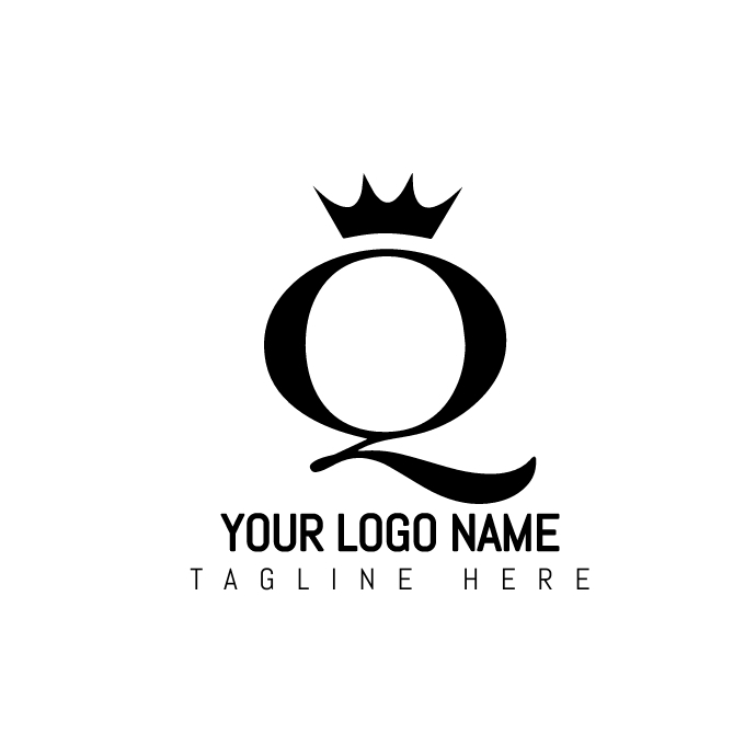 Q logo design| Company logo Logotyp template